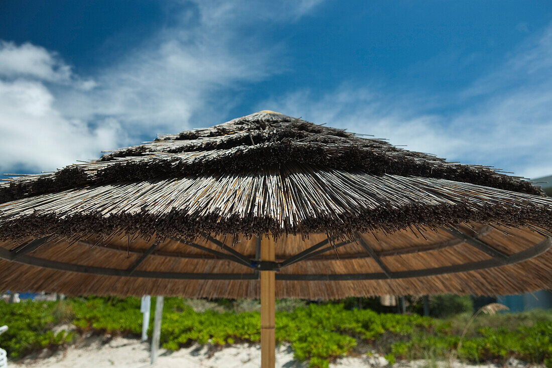Strandregenschirm, Turks- und Caicosinseln