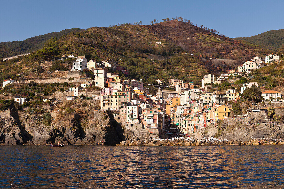 Riomaggiore, Cinque Terre, Provinz La Spezia, Ligurien, Italien