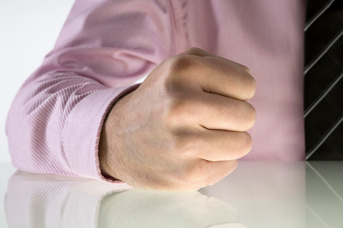 Close-up of Businessman's Fist