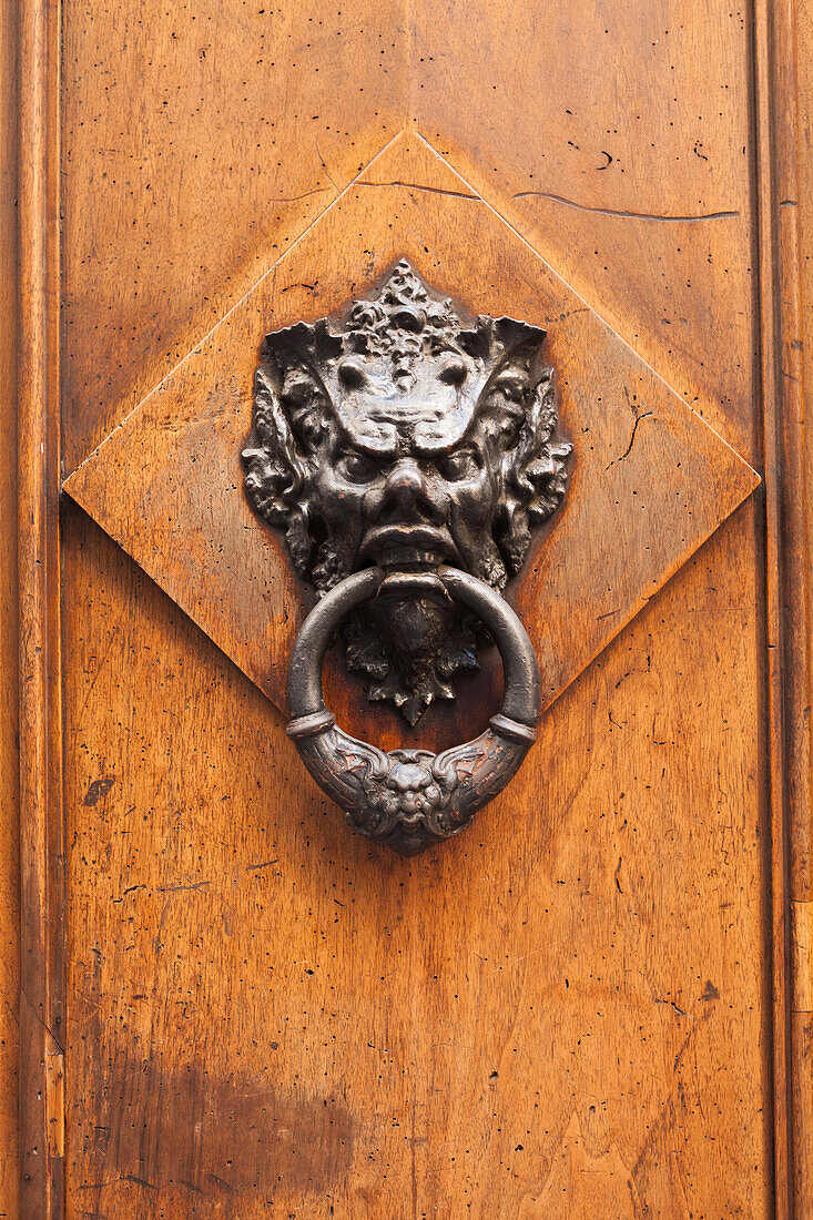 Door Knocker, Florence, Firenze Province, Tuscany, Italy
