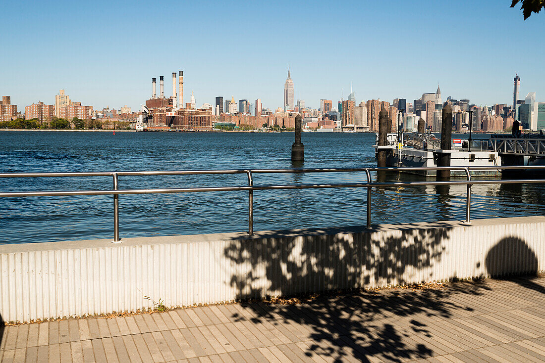 View of Manhattan from Williamsburg, Brooklyn, New York City, New York, USA