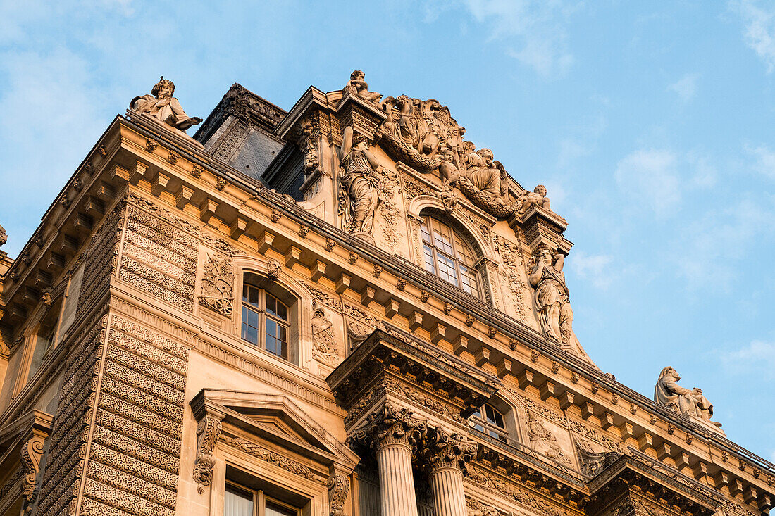 Louvre Architecture, Paris, France