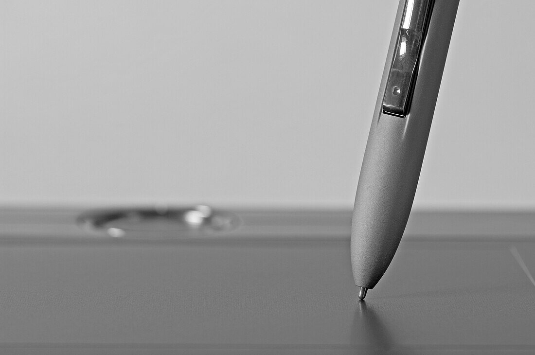 Digitaler Stift auf Pad