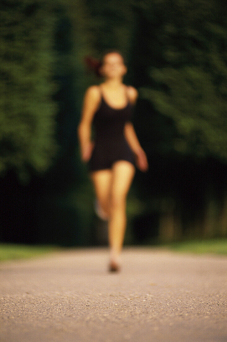 Blurred View of Woman Running Austria