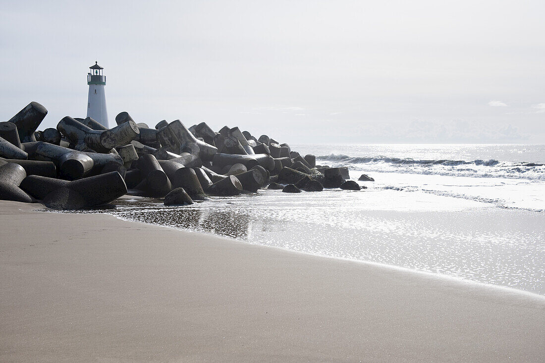 Walton-Leuchtturm, Santa Cruz, Kalifornien, USA