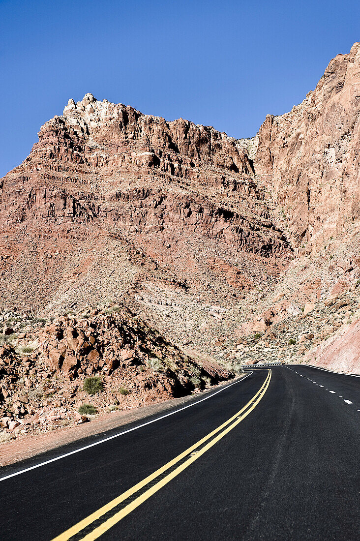 Autobahn 89, Navajo-Indianer-Reservat, Navajo County, Arizona, USA