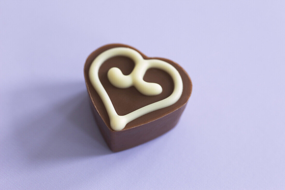 Still Life of Heart-Shaped Chocolate