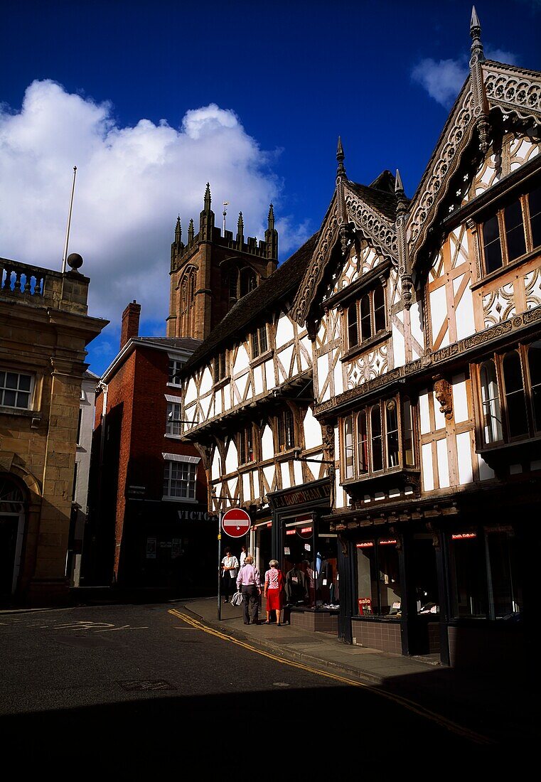 The Feathers Hotel, Ludlow, Shropshire, England; Tutor-Style Hotel