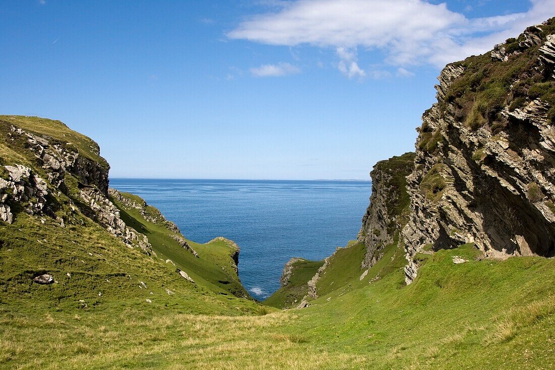 Isle of Colonsay, Schottland, Küstenansicht einer Meereslandschaft