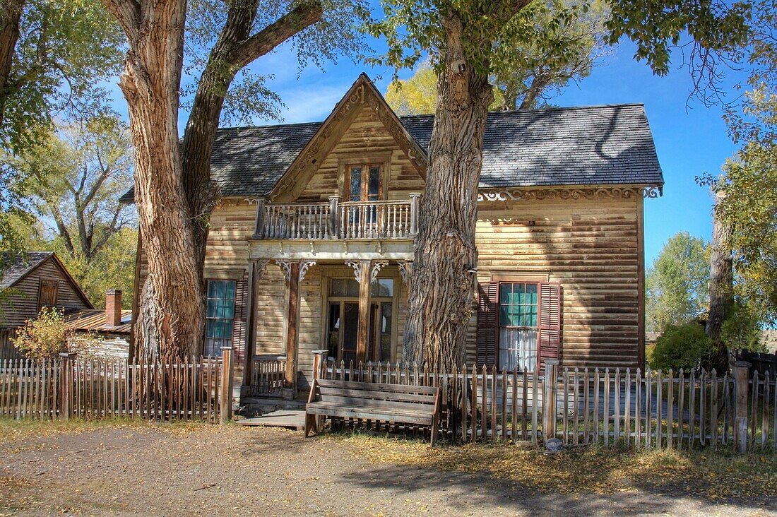 Finney Family Home; Nevada City, Montana, Usa