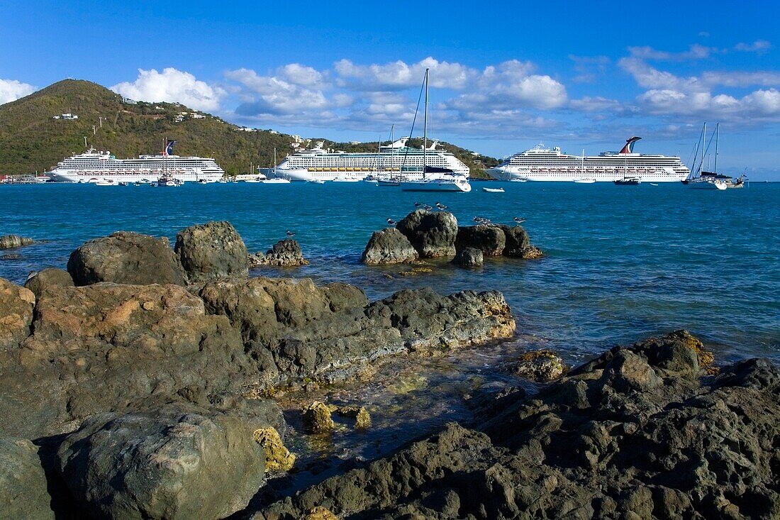 Cruise Ships; Charlotte Amalie, St. Thomas Island, U.S. Virgin Islands