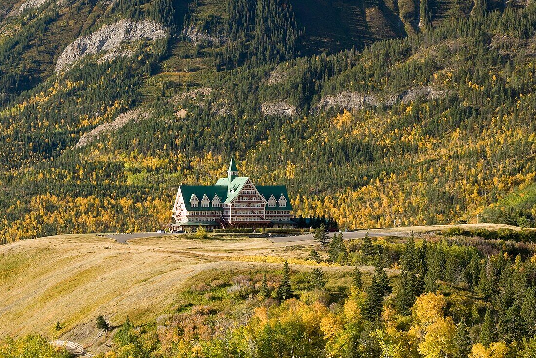 Prince Of Wales Hotel in Waterton; Alberta, Kanada