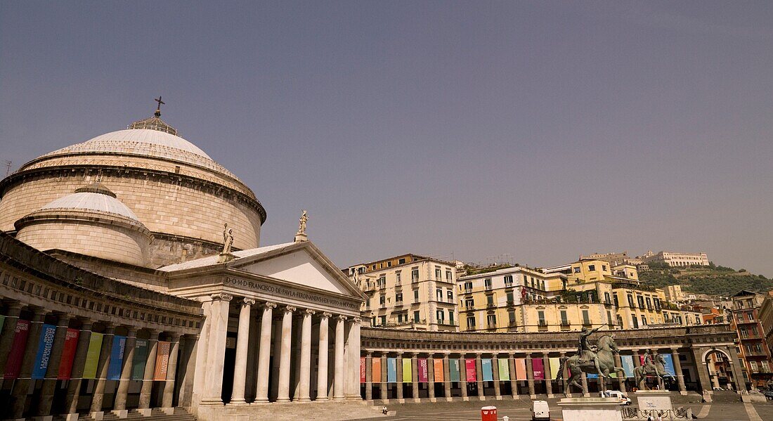 View Of Historic Church; Naples, Italy