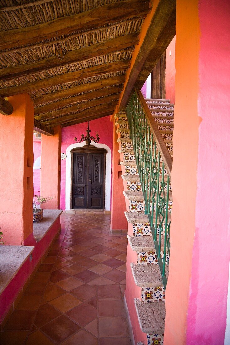 Entrance Door On Las Moras Ranch Near Copala Town And Mazatlan; Mazatlan, Sinaloa, Mexico