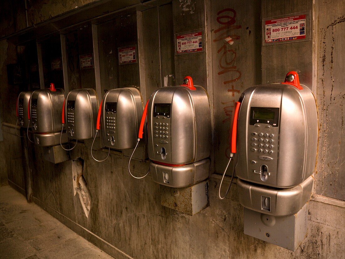 Phone Boxes; Venice, Italy