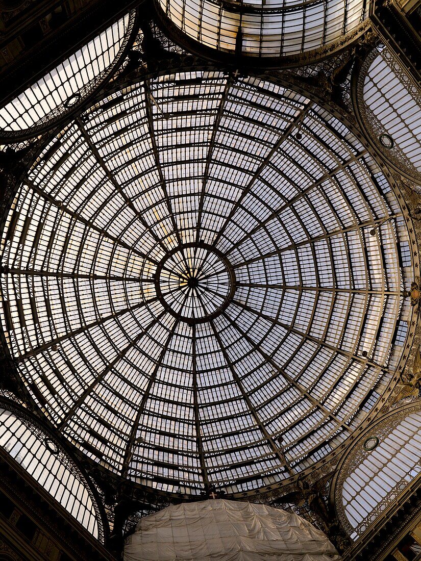 Magnificent Dome, Directly Below; Naples, Italy