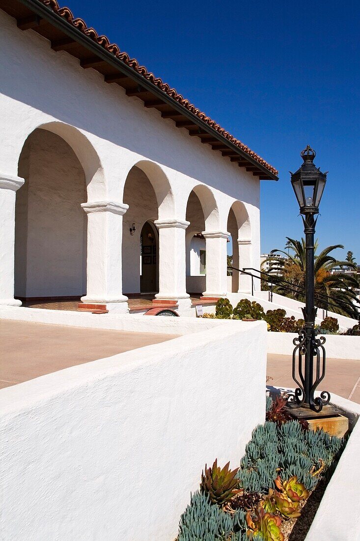 Entrance To Casa Romantica Cultural Center; San Clemente, Orange County, California, Usa