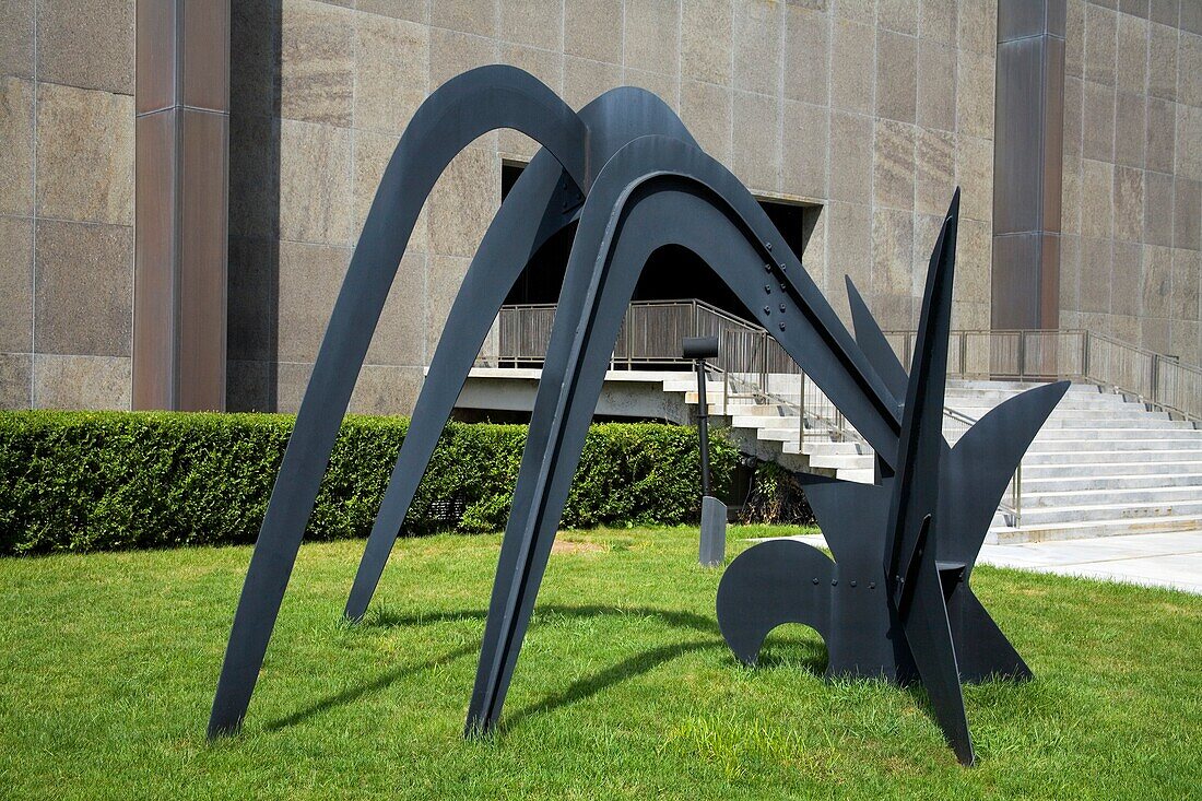 Three Arches By Alexander Calder Outside Munson-Williams-Proctor Arts Institute; Utica, New York, Usa