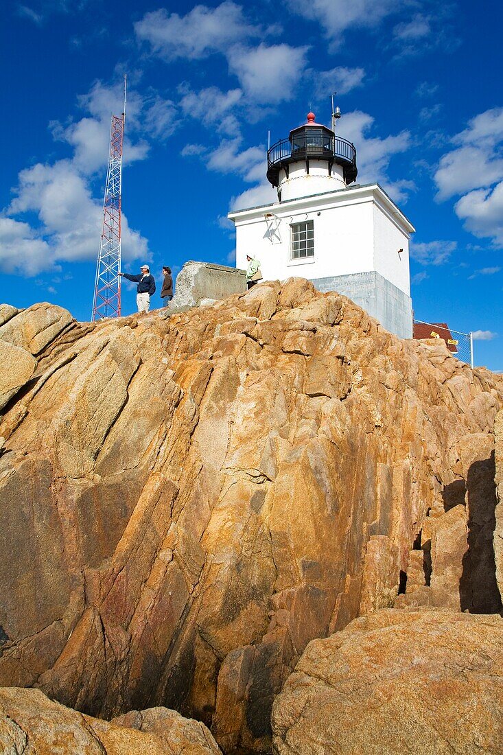 Eastern Point Lighthouse; Gloucester, Cape Ann, Greater Boston Area, Massachusetts, Usa