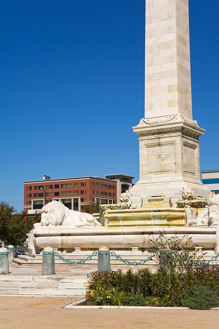 Mckinley Monument In Niagra Square; Buffalo City, New York State, Usa