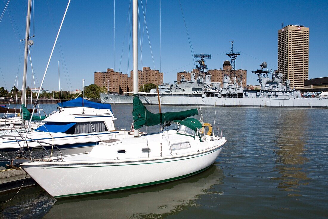 Uss Little Rock Zerstörer, Marine- und Militärpark; Buffalo, New York State, USA