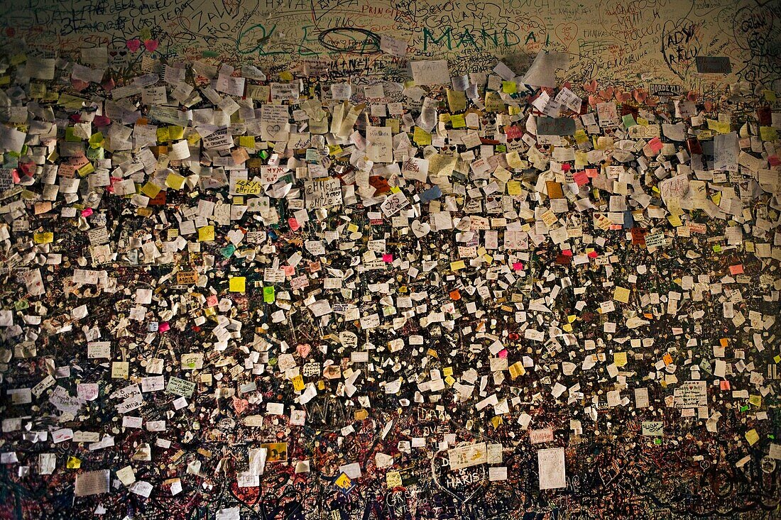 Love Messages On Wall Of Juliet; Verona, Italy