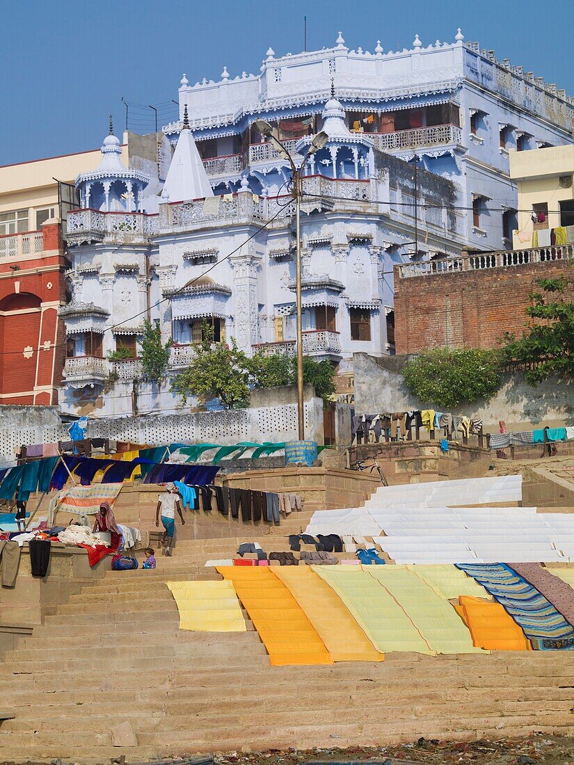 Gebäude in Varanasi; Indien