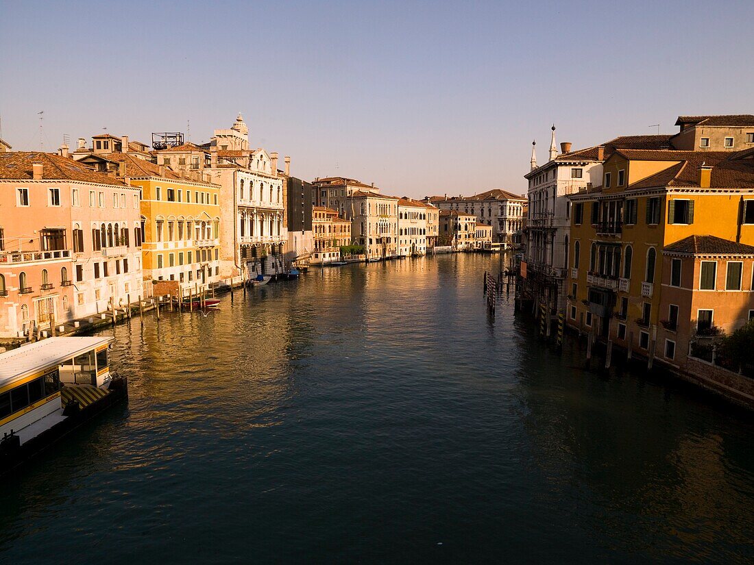 Elevated View Of Grand Canal; Venice, Italy