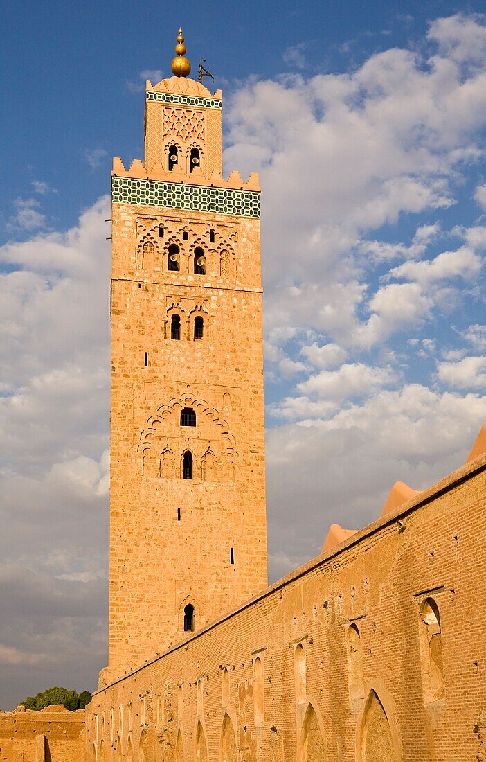 Koutoubia Minaret; Marrakech, Marrakech, Morocco