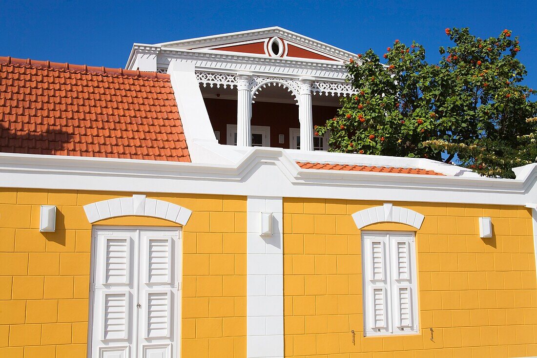Lokale Architektur; Historisches Museum, Oranjestad, Insel Aruba, Königreich der Niederlande