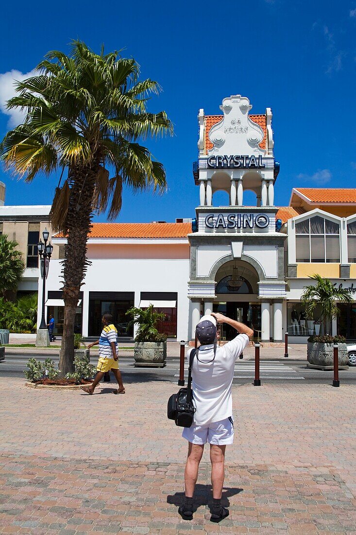 Lokale Architektur; Crystal Casino, Oranjestad, Insel Aruba, Aruba, Königreich der Niederlande