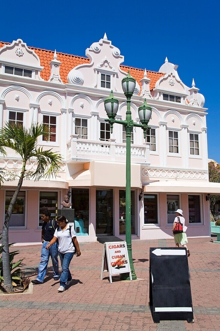 Local Architecture; Holland Aruba Mall, Oranjestad, Island Of Aruba, Aruba, Kingdom Of The Netherlands
