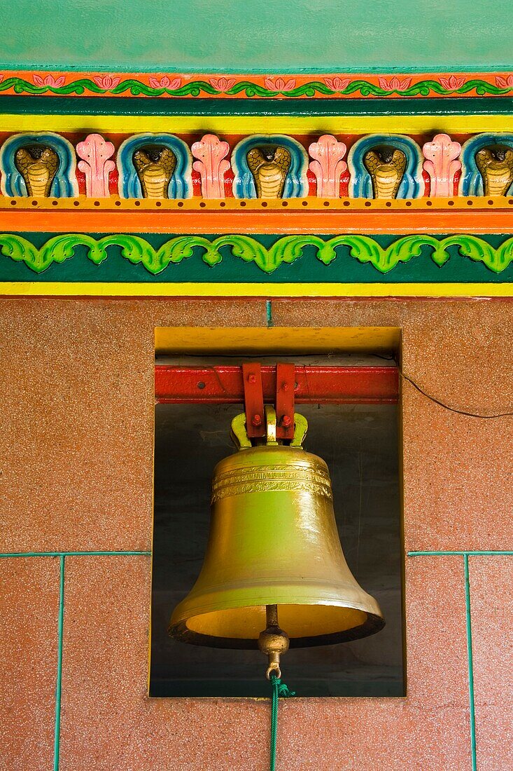 Bell At Chua Ba Mariamman Hindu Temple; Ho Chi Minh City (Saigon), Southern Vietnam, Vietnam