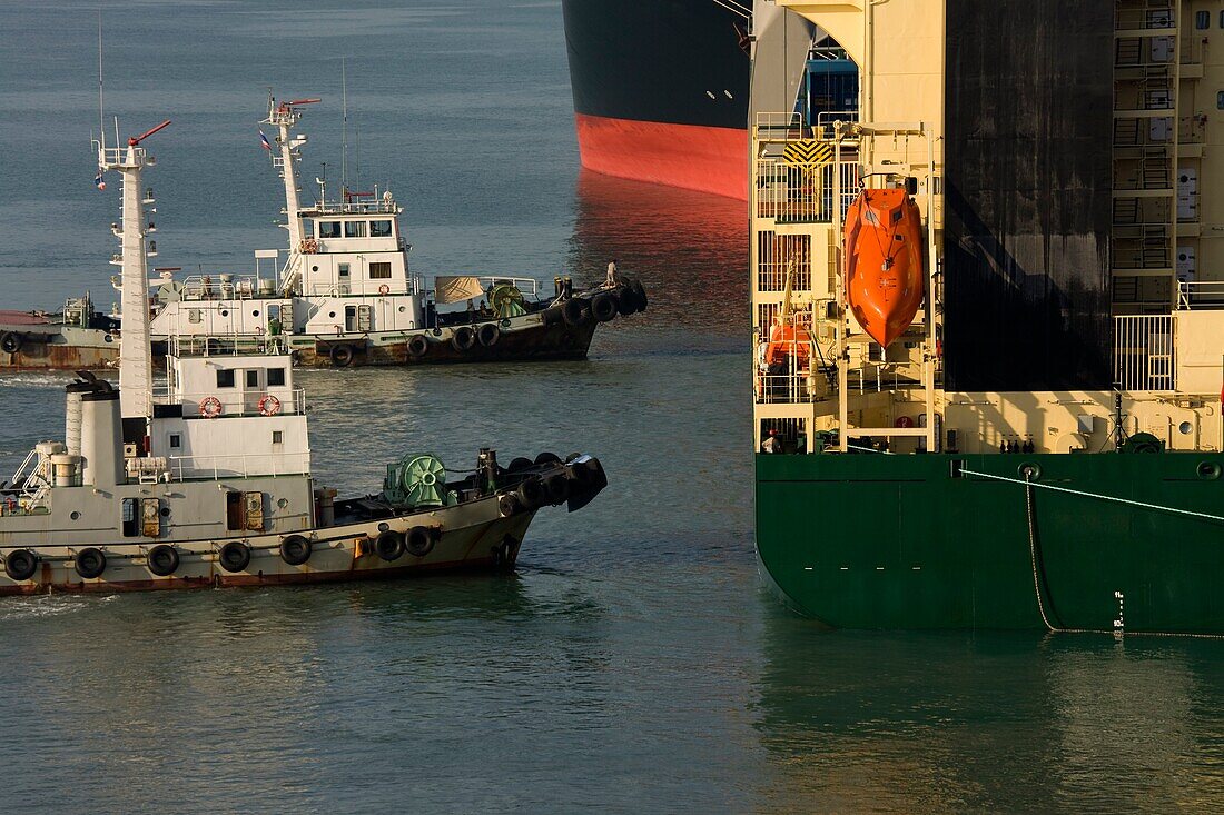 Container Port In Laem Chabang; Laem Chabang, Thailand