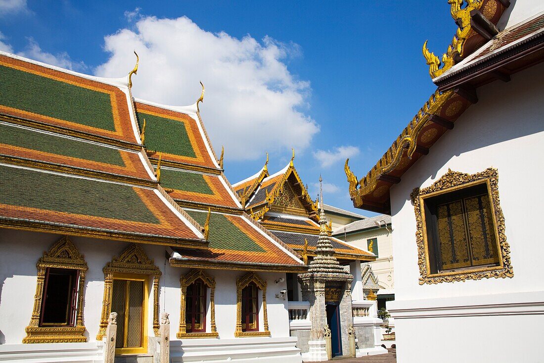 Exterior Of Amarindra Winitchai Hall At Royal Grand Palace In Rattanakosin District; Bangkok, Thailand