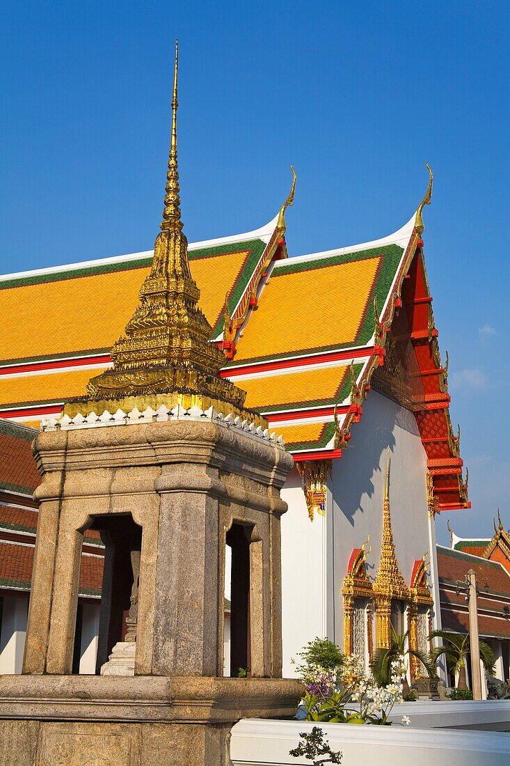 Exterior Of Wat Pho Temple In Rattanakosin District; Bangkok, Thailand