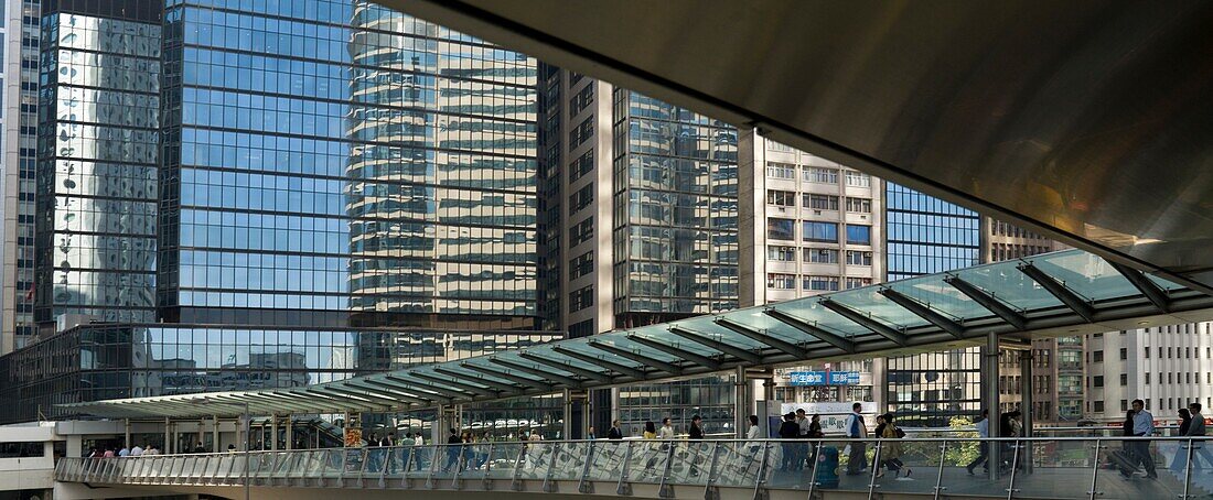 Overpass In Central District; Hong Kong, China