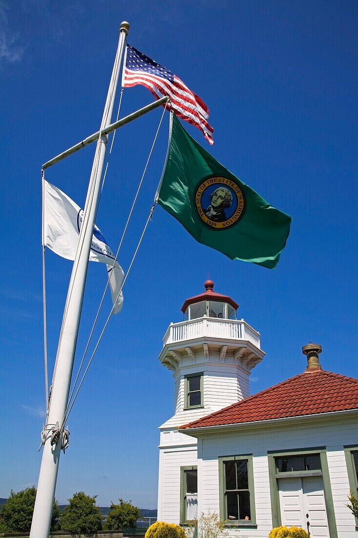 Mukilteo Lighthouse Park; Mukilteo, Großraum Seattle, Bundesstaat Washington, USA