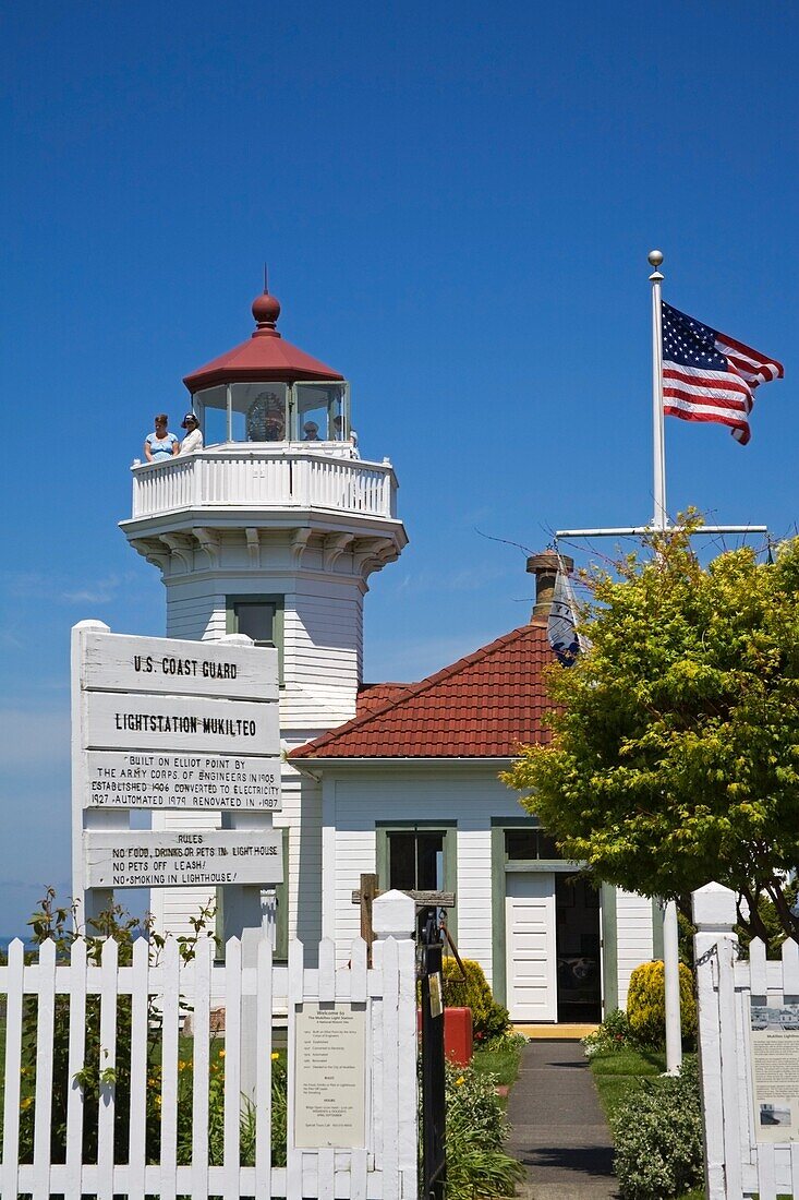 Mukilteo Lighthouse Park; Mukilteo, Großraum Seattle, Bundesstaat Washington, USA