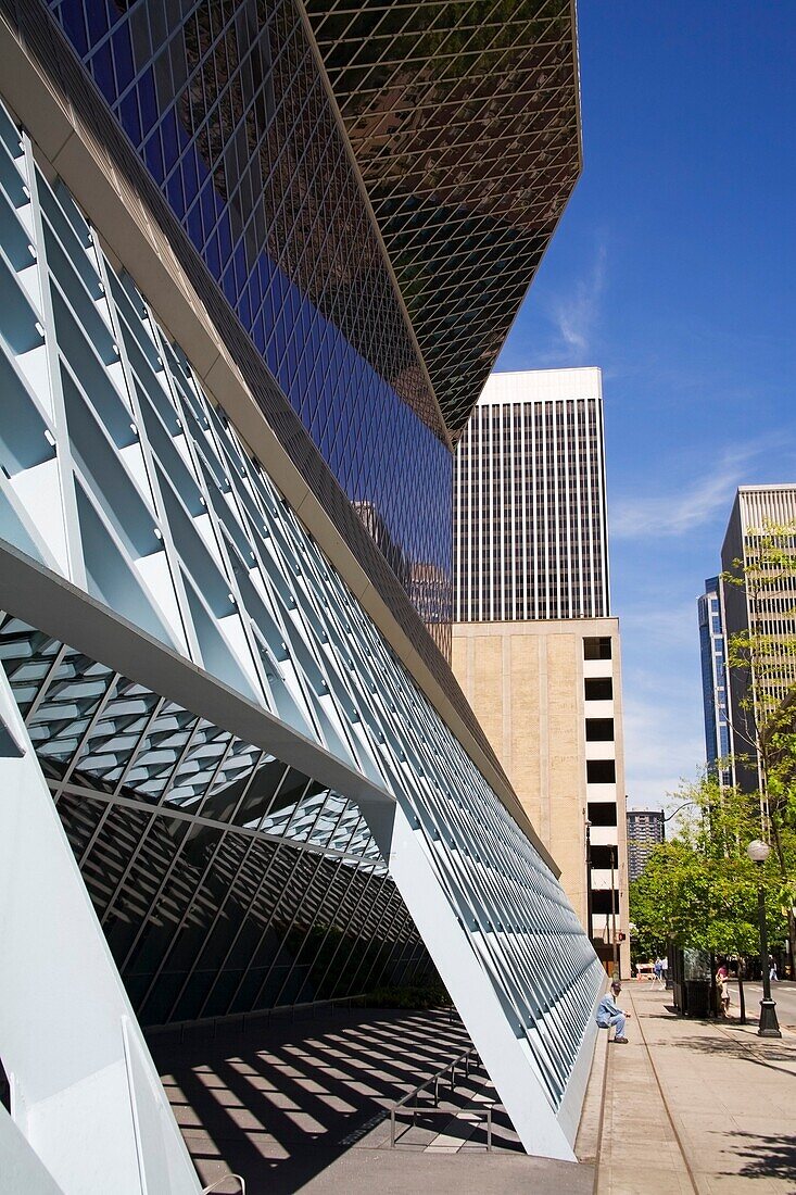 Seattle Public Library; Seattle, Bundesstaat Washington, Vereinigte Staaten