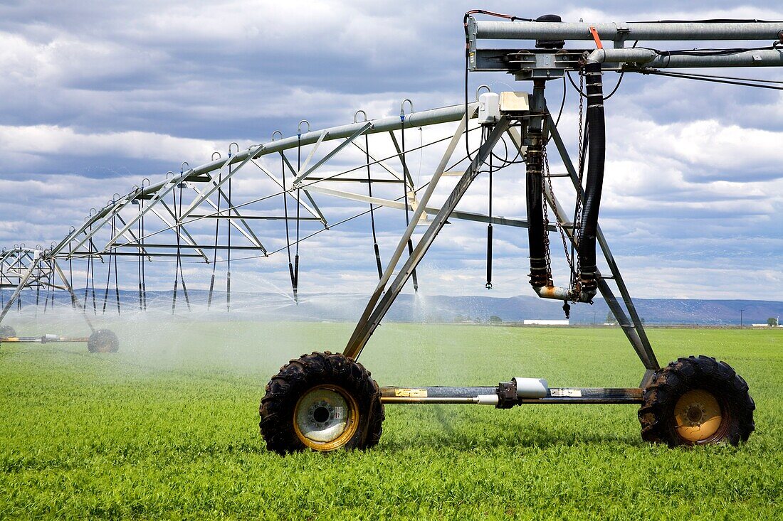Agricultural Irrigation System; Moses Lake, Washington State, Usa