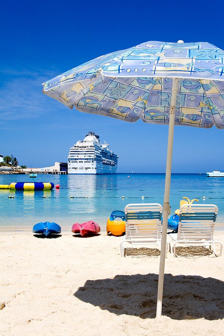 Beach At Island Village Entertainment Complex; Ocho Rios, St. Ann's Parish, Jamaica, Caribbean
