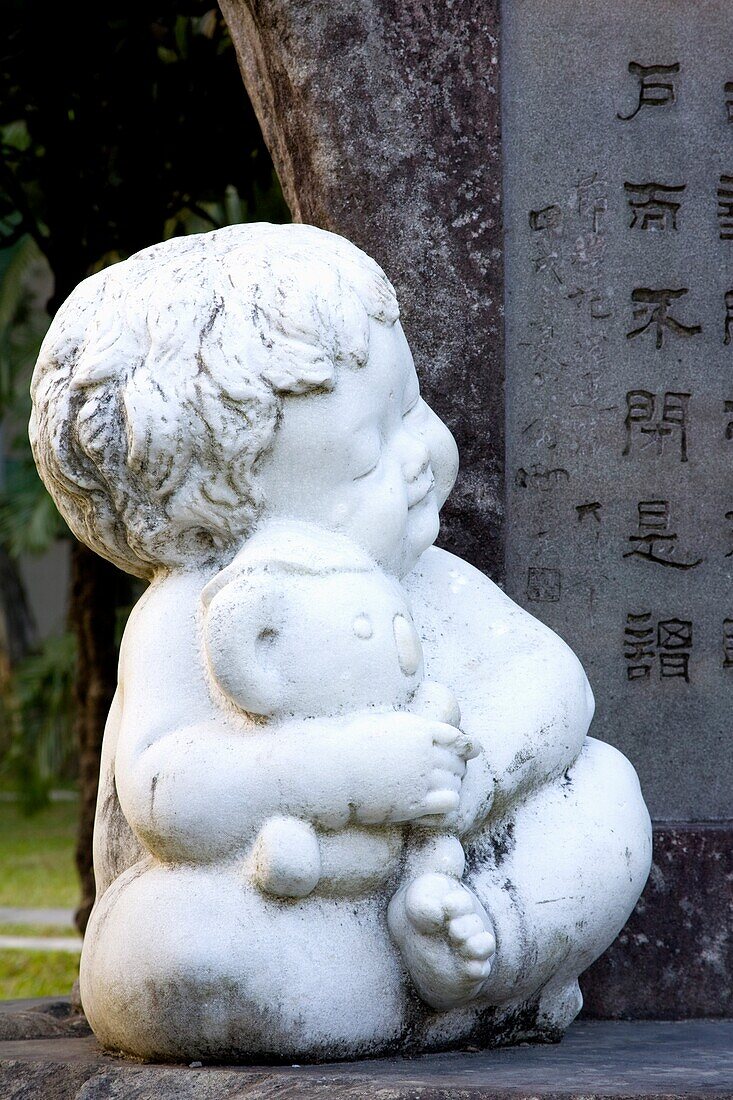 Gartenstatue in der Sun-Yat-Sen-Gedächtnishalle; Taipeh, Taiwan, Republik China