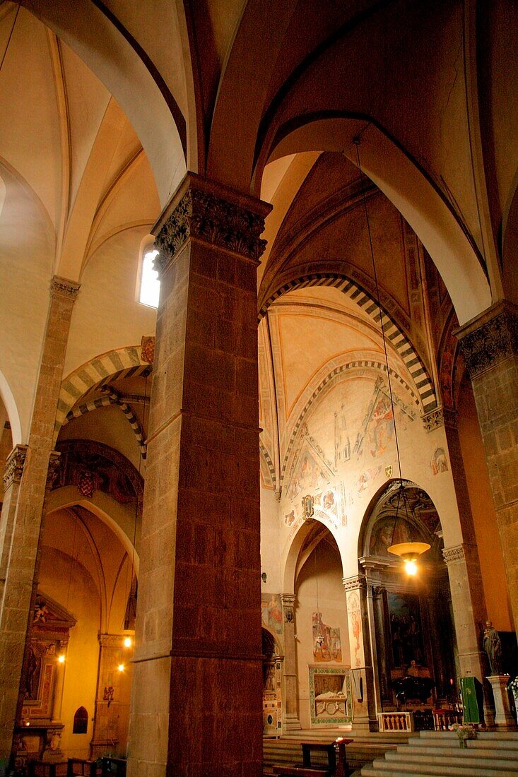 Church Interior; Florence, Tuscany, Italy