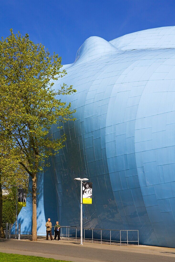 Musikprojekt und Science-Fiction-Museum und Ruhmeshalle erleben; Seattle Center, Seattle, Washington State, USA