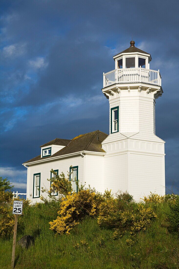 Nachbildung eines Leuchtturms in Port Townsend; Washington State, Usa