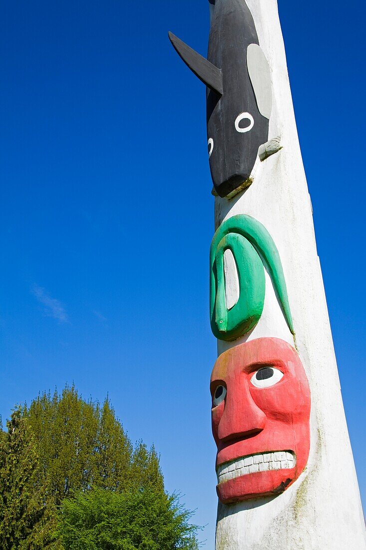Totem Pole By William Shelton, State Capitol Grounds; Olympia, Washington, Usa