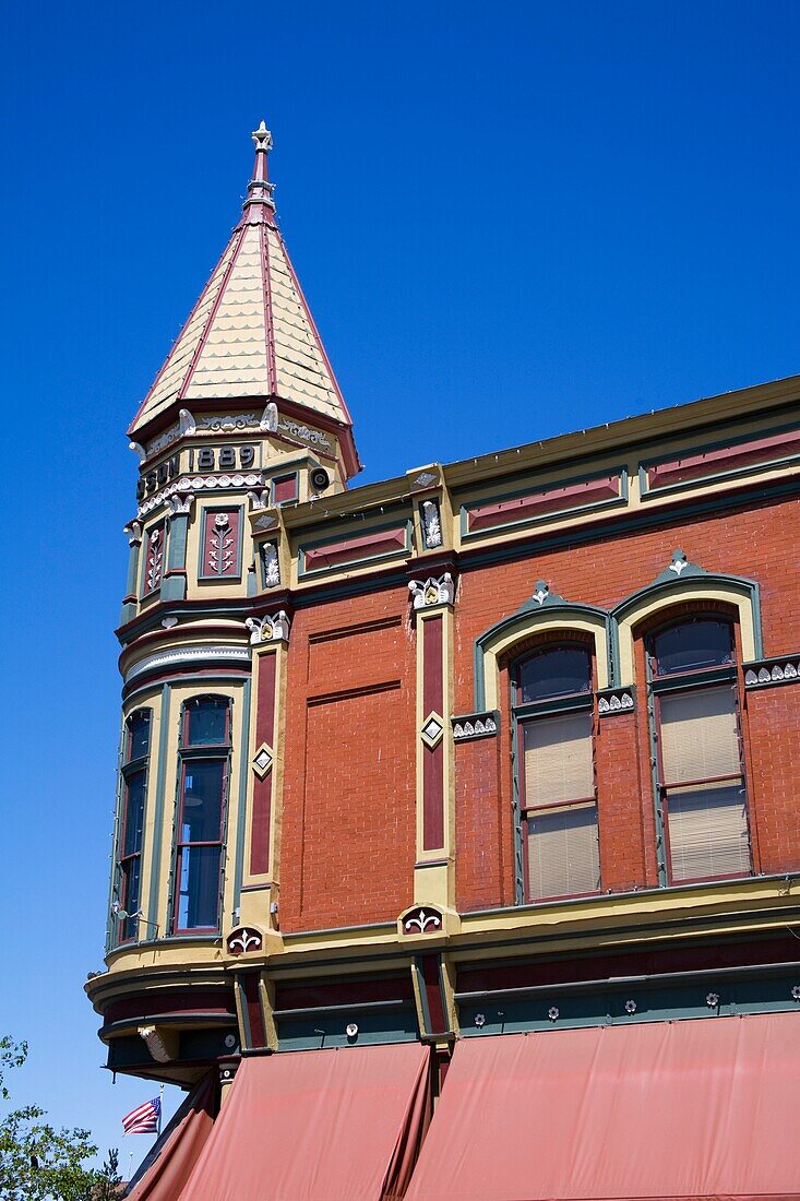 Außenansicht des historischen Davidson-Gebäudes; Ellensburg, Washington, USA