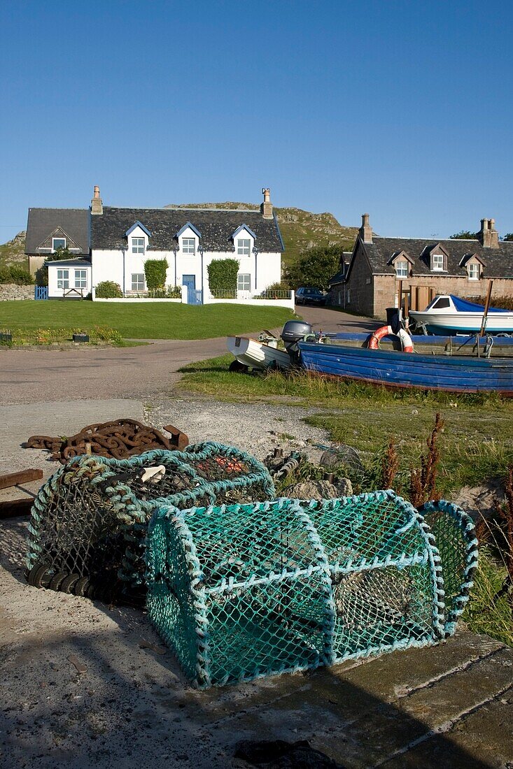 Lobster Traps On A Pier