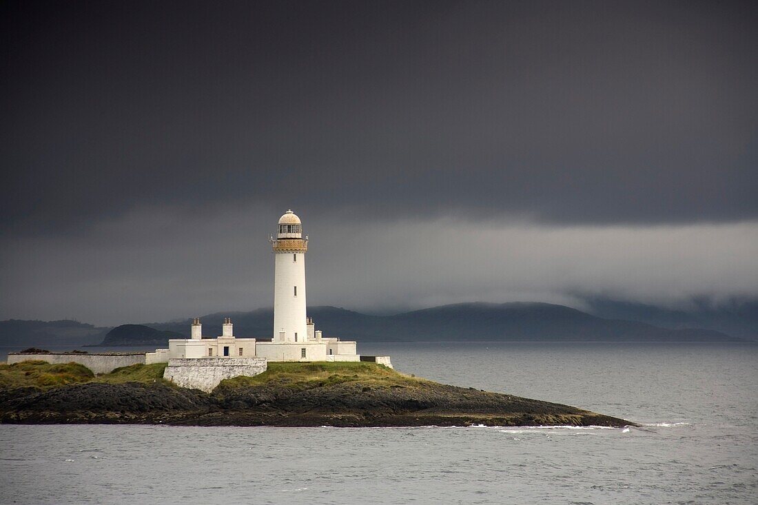 A Lighthouse; Eilean Musdile In The Firth Of Lorn,Scotland